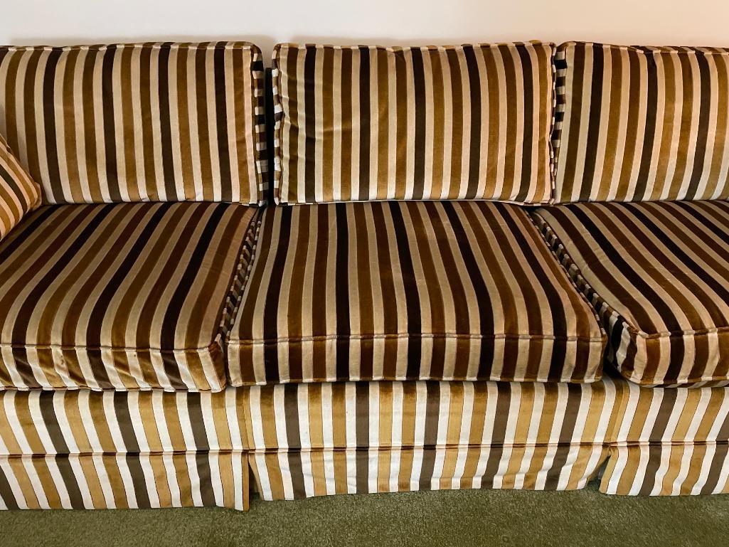 Vintage Bassett Striped Couch