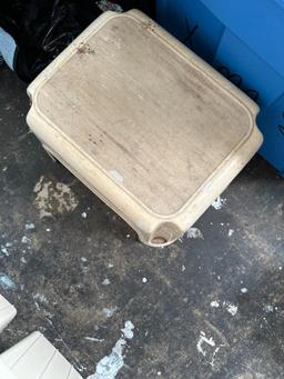 Group of Plastic Totes, Drawers and Bins