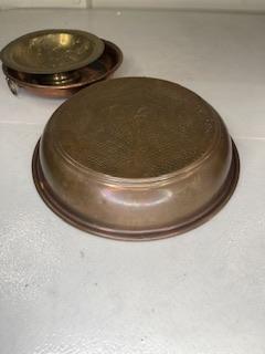 Copper and brass containers