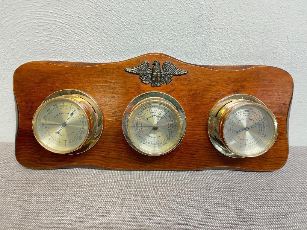 Vintage Springfield Barometer