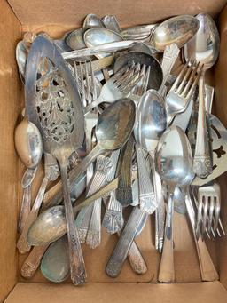 Large Lot of Flatware and Kitchen Utensils