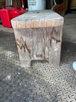 Hand Made Wood Bench