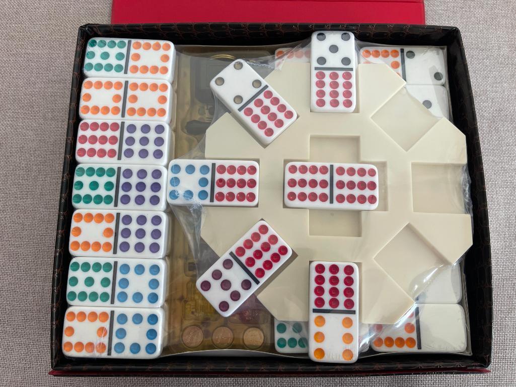 Vintage Train Domino Package Set