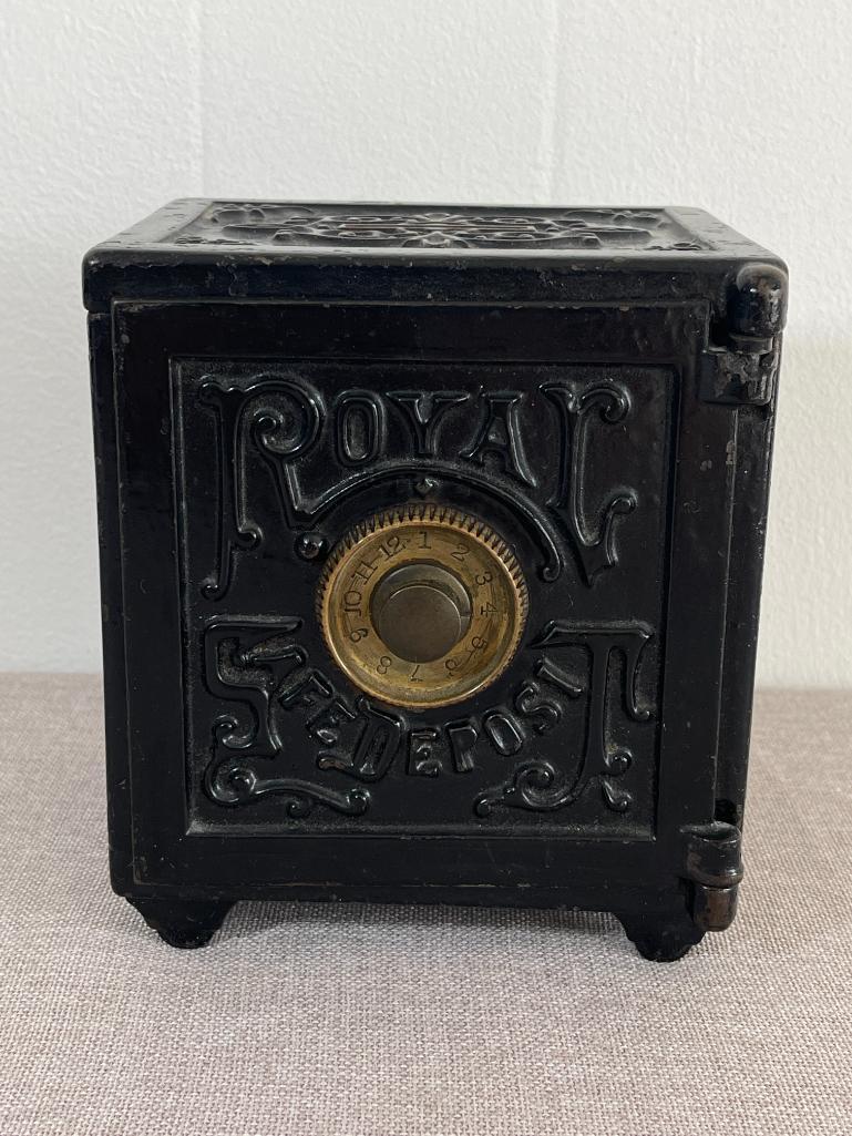 Vintage Metal Royal Safe Deposit Bank