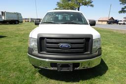 #1002 2012 FORD F150 2 WD REG CAB 8' BED 230589 MILES AM FM RADIO GOOD INTE