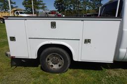 #1901 2009 FORD F250 UTILITY BODY 140674 MILES 4 DOOR AM FM RADIO POWER DOO