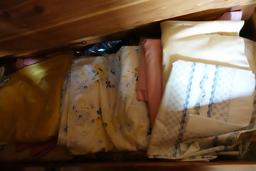 BLANKET CHEST FULL OF LINENS