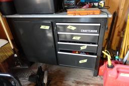 CRAFTSMAN WORK BENCH 4 DRAWER SINGLE DOOR