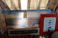 LOT OF THREE NAUTICAL AND BEACH SCENES