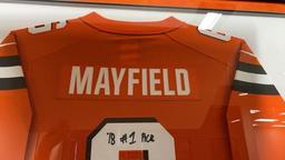 Framed & Signed Baker Mayfield Cleveland Browns