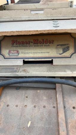 Foley Belsaw Planer-Molder 12 1/4” wide x 6”