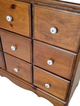 9-Drawer Apothecary Style Chest - 29”x 10 1/2”,