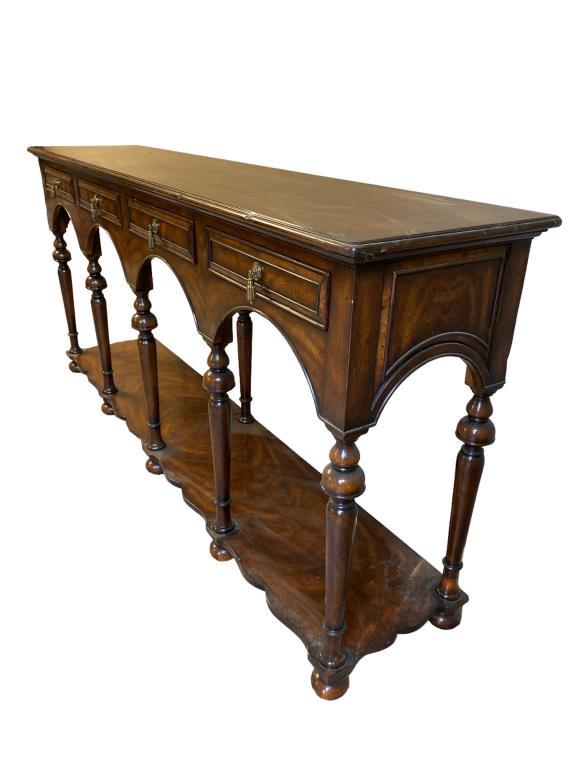 Hall/Sofa Table, Dovetail Construction, Brass Hardware - Hickory White Furniture Co.