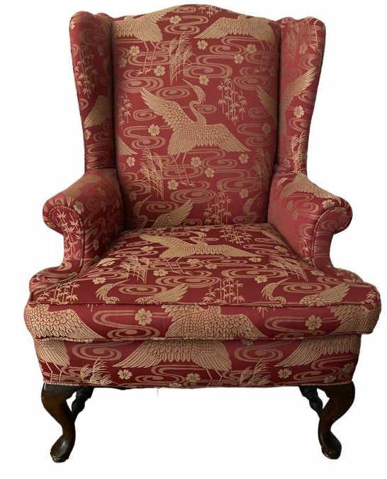 Vintage Ethan Allen Wing Chair - Matches Lot #9