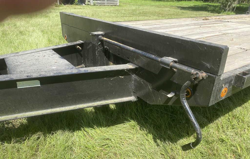 Tag Along, Deck Over Tires 24' Flat Bed Trailer with Tandem