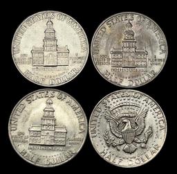 (3) Bicentennial Kennedy Half Dollars--(2)  with