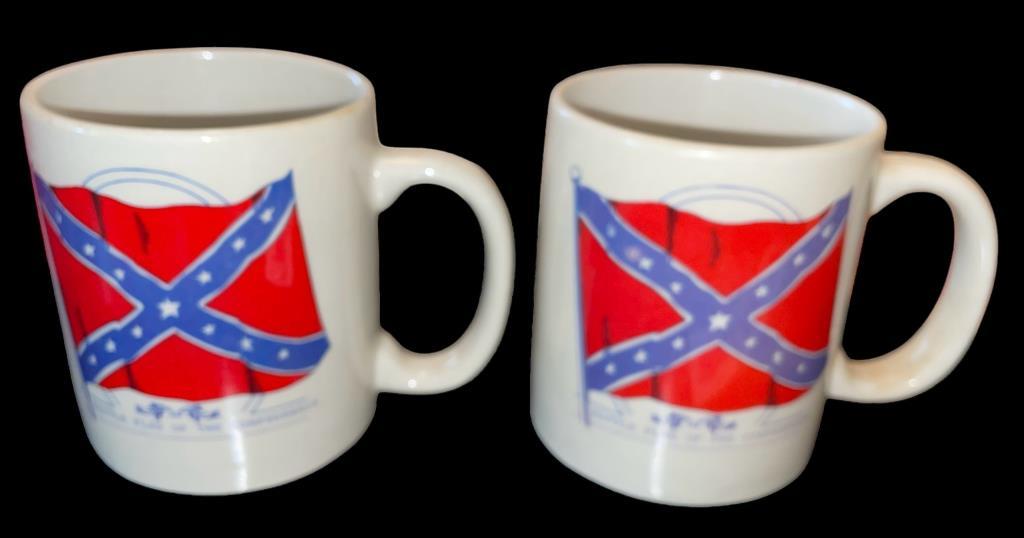 (3) Confederate Flag Magnets, (1) Keychain, (1)