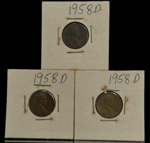 (12) Lincoln Pennies:  (2) 1918, (1) 1929, (1)