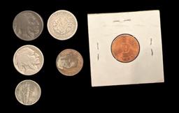 Assorted Antique and Vintage US Coins: (2)