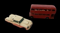 (2) Vintage Lesney Toy Cars—Ford Thunderbird &