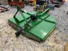 6' JD MX-6 3PT CUTTER W/TAIL WHEEL