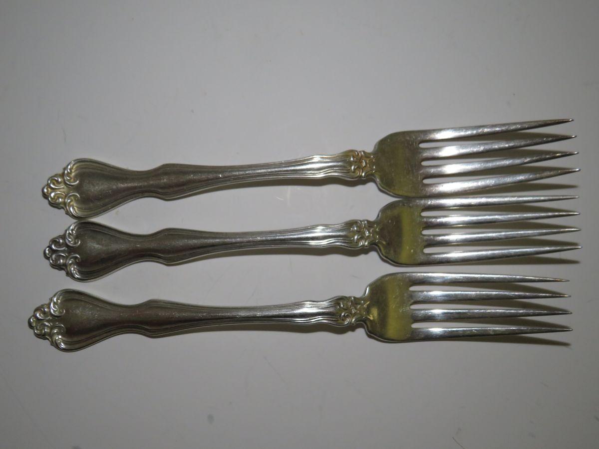 Sterling Silver Westmoreland "George & Martha" Luncheon Forks