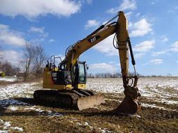 2014 CATERPILLAR Model 314E LCR Hydraulic Excavator, s/n ZJT00530, powered by Cat C4.4 diesel engine