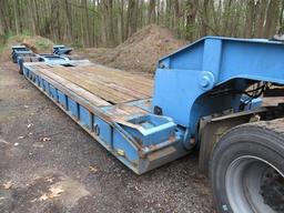 1985 TRAIL KING Model 1500-4060, 35 Ton Tandem Axle Lowboy Trailer, VIN# 1TKH04025FM025482, equipped