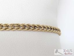 14k Gold Bracelet, 4g