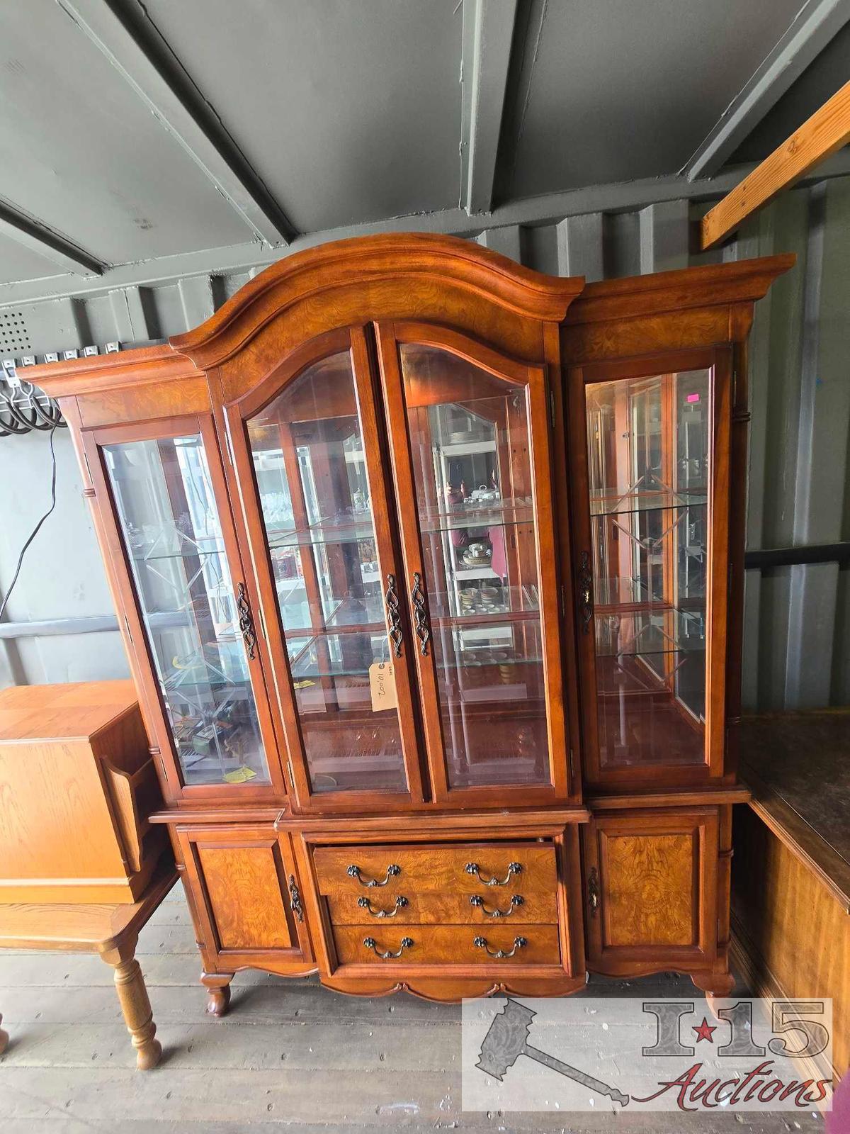 Light Up China Cabinet/Hutch