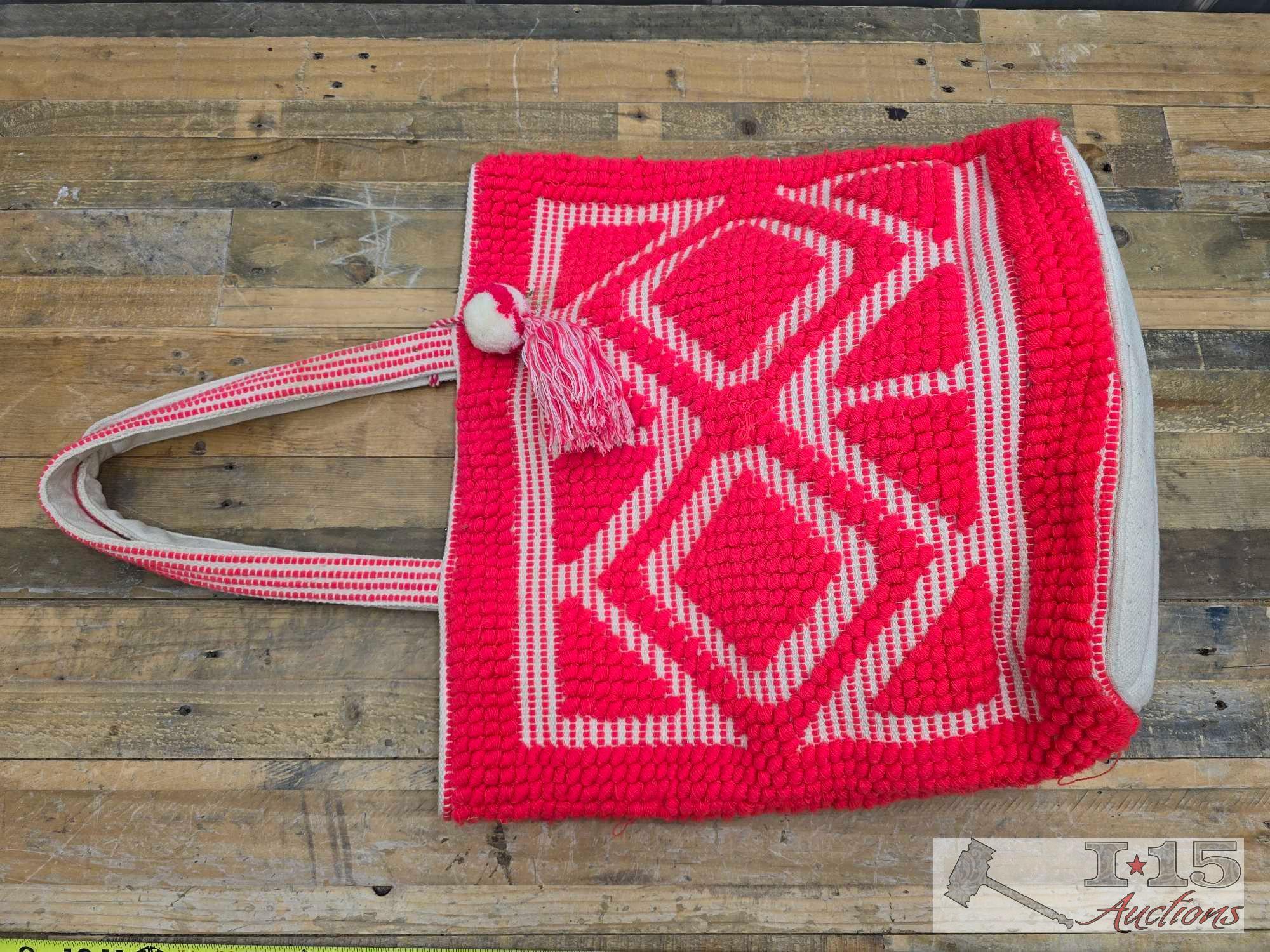 Hot Pink Lovestitch Tote Bag