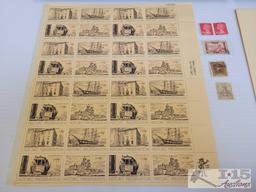 (5) Binder Stamp Collection