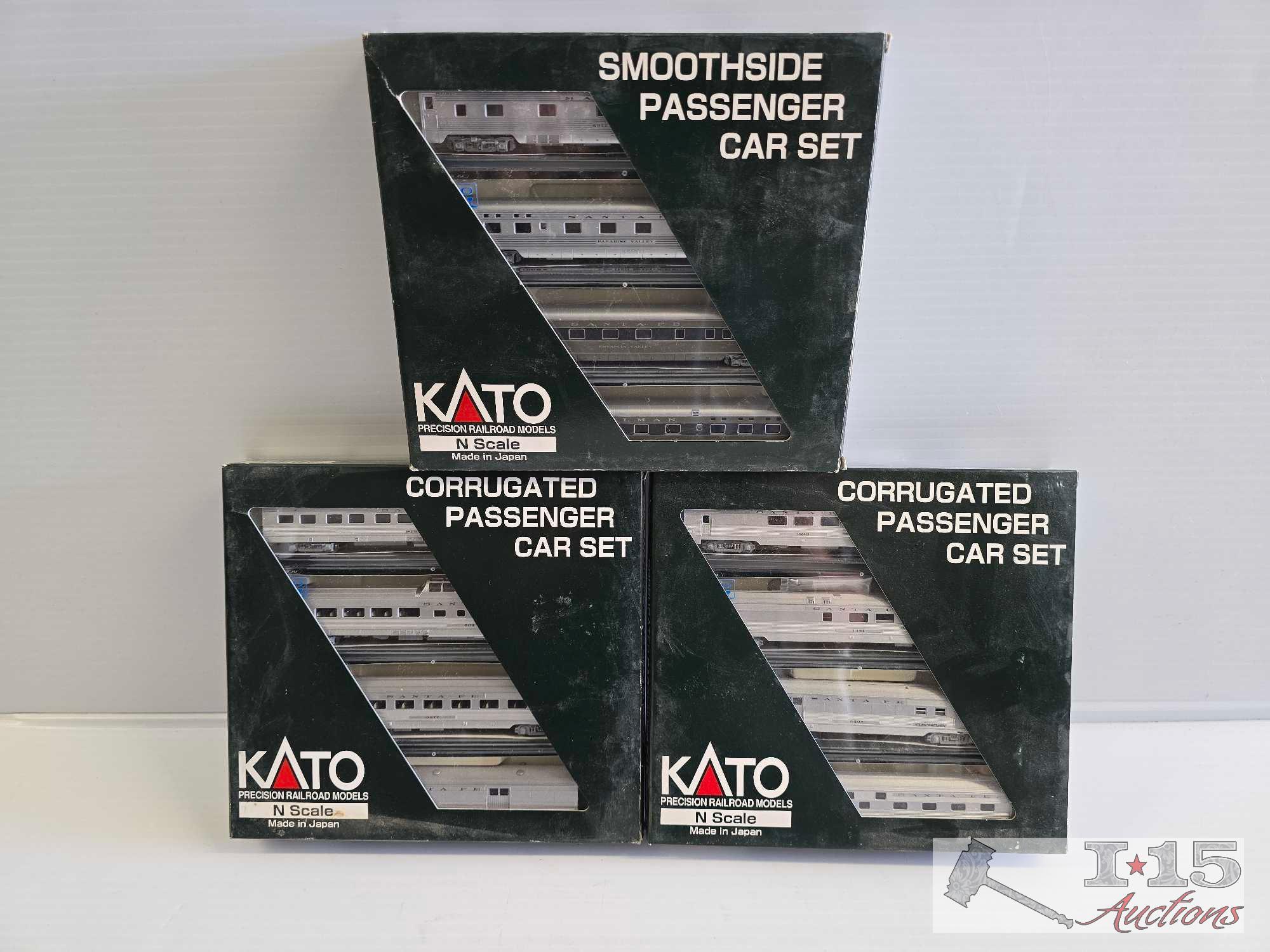 (3) Kato N-Scale Model Train Sets