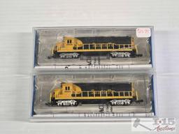 (4) Bachmann N Scale Locomotive Model Trains