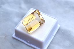 41.56 Carat Octagon Cut Citrine