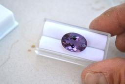 12.04 Carat Oval Cut Amethyst