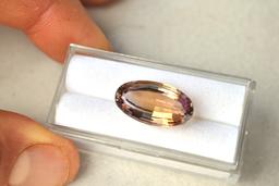 11.30 Carat Antique Oval Cut Ametrine