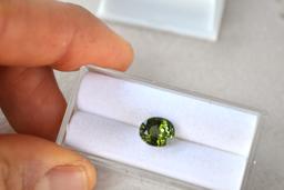 2.18 Carat Oval Cut Green Tourmaline