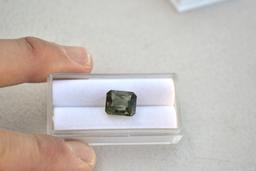 5.96 Carat Octagon Cut Tourmaline