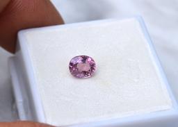 1.14 Carat Oval Cut Pink Spinel