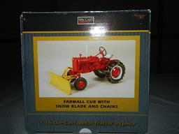 IH Farmall Cub w/Snow Blade & Chains