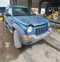 2004 Jeep Liberty Multipurpose Vehicle (MPV), VIN # 1J4GK48K34W127232