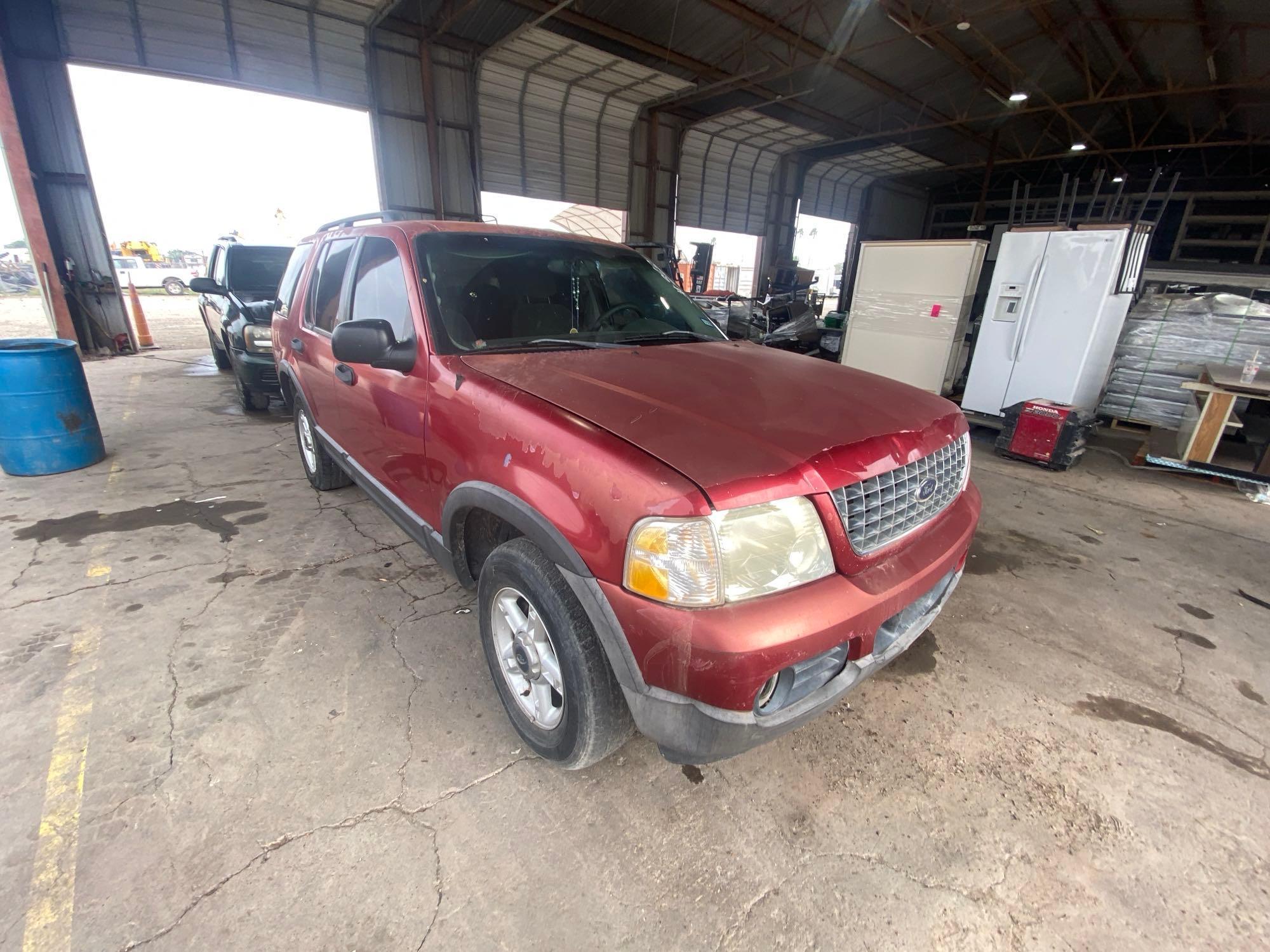 2003 Ford Explorer Multipurpose Vehicle (MPV), VIN # 1FMZU63K73ZA13772