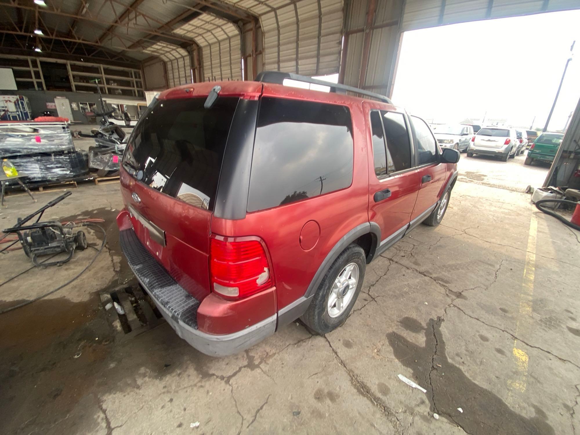 2003 Ford Explorer Multipurpose Vehicle (MPV), VIN # 1FMZU63K73ZA13772