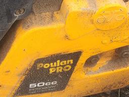 Poulan Pro PP5020 Gas Chainsaw, Demolition Electric Jack Hammer...on Pallet