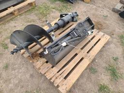 2024 Unused MIVA 16 In. Excavator Auger and 32 In. Excavator Bucket Attachments