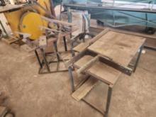 Saw Table, Metal Anvils, Metal Tables