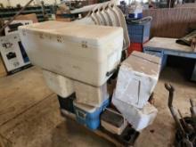 Group of Assorted Ice Chests and Stackable Chairs