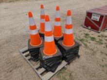 2024 Unused Greatbear Traffic Safety Highway Cones (50 in Lot)