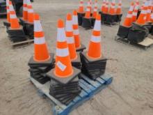 2024 Unused Greatbear Traffic Safety Highway Cones (50 in Lot)